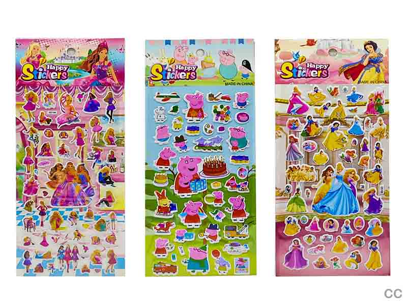 MG Traders Pack Stickers Cc Happy Journaling Sticker (Cc)  (Contain 1 Unit)