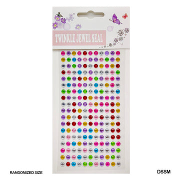 MG Traders Pack Stickers Diamond Journaling Sticker Small Multi Color (Dssm)  (Contain 1 Unit)