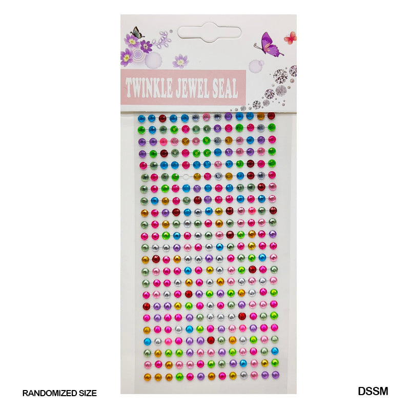 MG Traders Pack Stickers Diamond Journaling Sticker Small Multi Color (Dssm)  (Contain 1 Unit)
