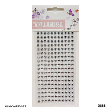 Diamond Journaling Sticker Small Silver (Dsss)  (Contain 1 Unit)
