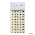 MG Traders Pack Stickers Heart Journaling Sticker Gold (Zwaxdd)  (Contain 1 Unit)