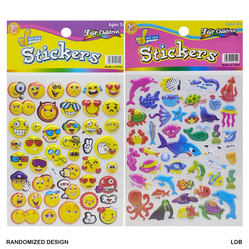 MG Traders Pack Stickers Ldb Journaling Sticker More Designs (Ldb)  (Contain 1 Unit)