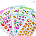 MG Traders Pack Stickers Ldg Kids Colorful Printed Journaling Sticker (Contain 1 Unit)