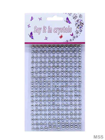 Moti Journaling Sticker Silver (Mss)  (Contain 1 Unit)