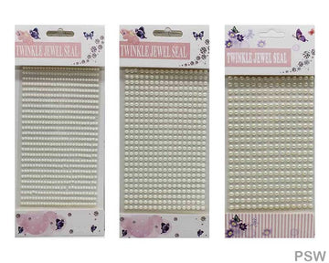 Pearl Journaling Sticker White (Psw)  (Contain 1 Unit)
