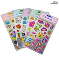 MG Traders Pack Stickers Qsaa Metalic Kids Journaling Sticker  (Contain 1 Unit)