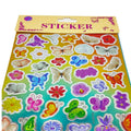 MG Traders Pack Stickers Qsbb Metalic Kids Journaling Sticker Big  (Contain 1 Unit)