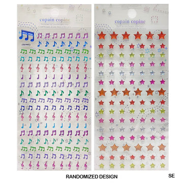 MG Traders Pack Stickers Se Copain Glitter Journaling Sticker  (Contain 1 Unit)