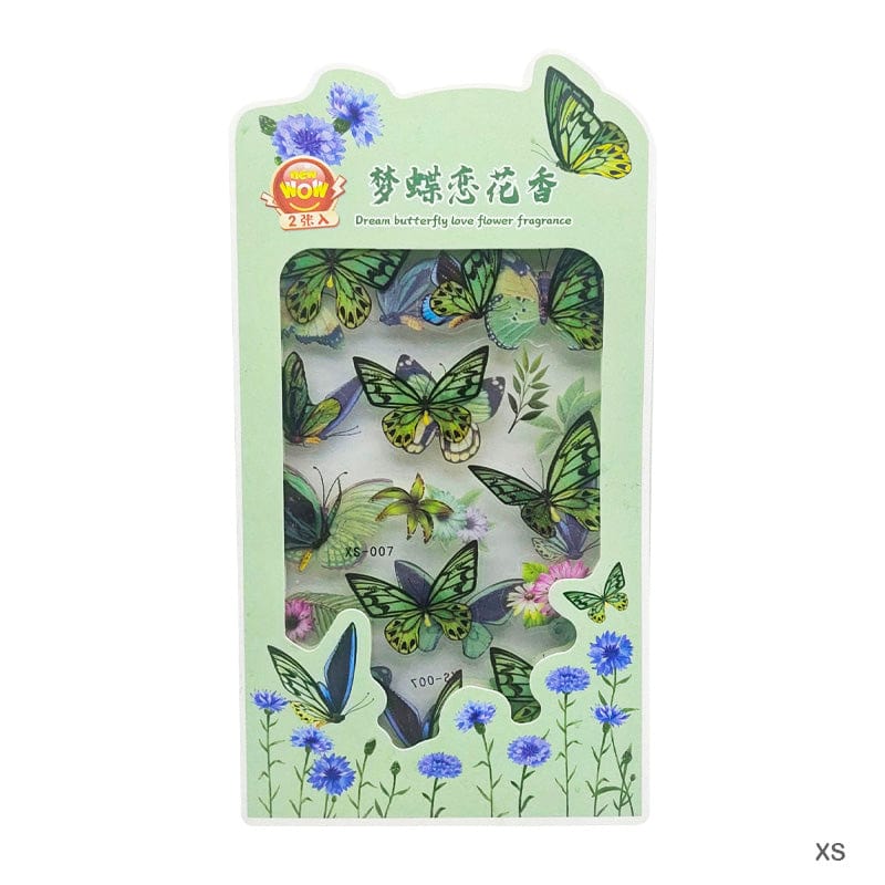 MG Traders Pack Stickers Xs Dream Butterfly Journaling Sticker  (Contain 1 Unit)