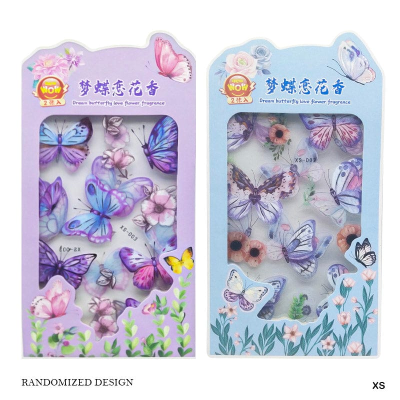 MG Traders Pack Stickers Xs Dream Butterfly Journaling Sticker  (Contain 1 Unit)