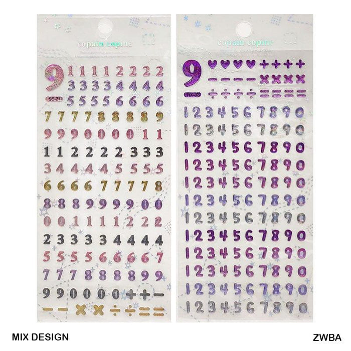 Copain Copine Journaling Sticker  (Contain 1 Unit)   Code  Zwba