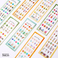 MG Traders Pack Stickers Zwblxh Journaling Sticker Lunar Tears 603983  (Contain 1 Unit)