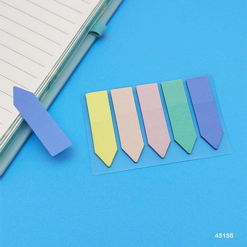 MG Traders Pack Sticky Notes 45155 Sticky Notes 12X45Mm Arrow 5 Pastel Color  (Contain 1 Unit)