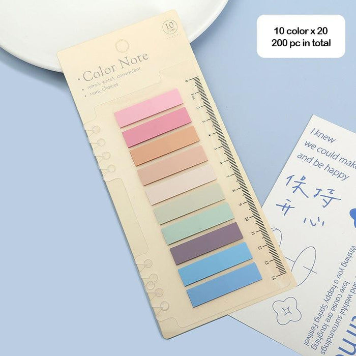 Sticky Notes 10-Colour 11x44mm Note Set | 1 Unit (Code 88210)