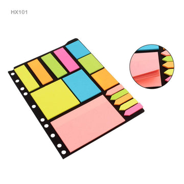 (Bigger) Sticky Notes and Page Markers Binder Set  (Contain 1 Unit)