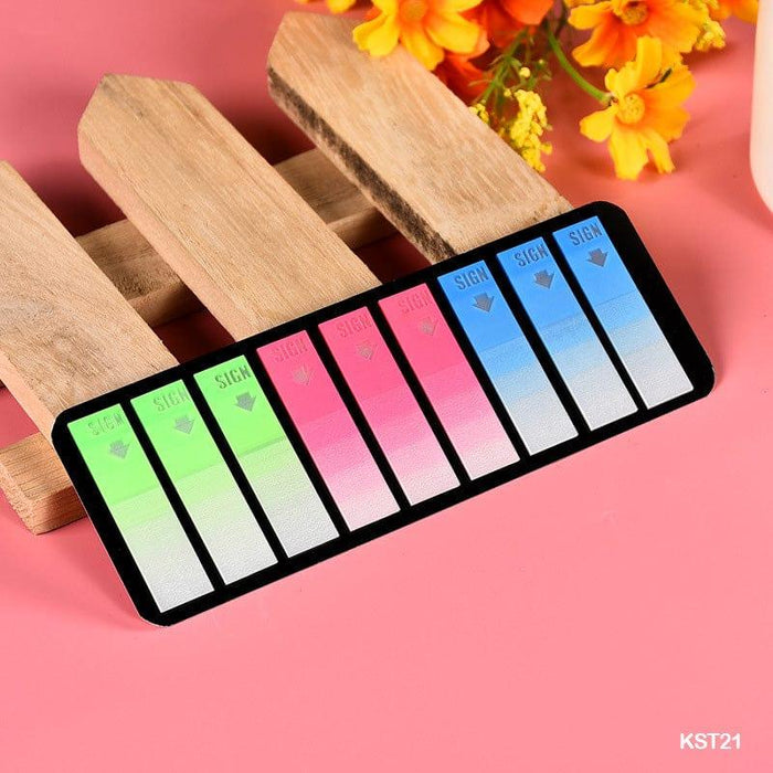 Sticky Notes Page Markers | Multicolor Index Tabs for Study & Office Use | Pack of one