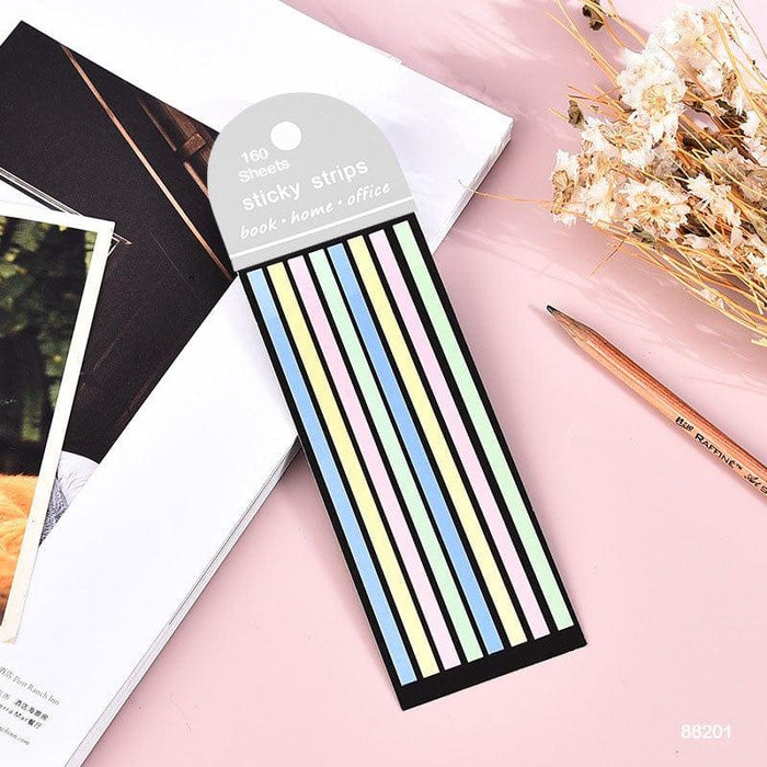 Pastel Long-Length Sticky Notes | 160 Sheets Premium (88201)