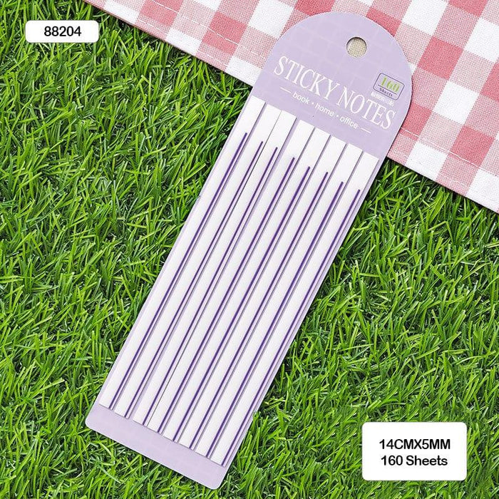 Sticky Notes Purple 8 Strip  14Cmx5Mm (88204)  (Contain 1 Unit)