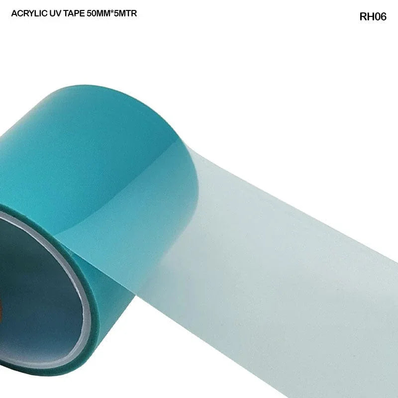 Durable Blue Acrylic UV-Resistant Tape (50mm x 5 Meters)