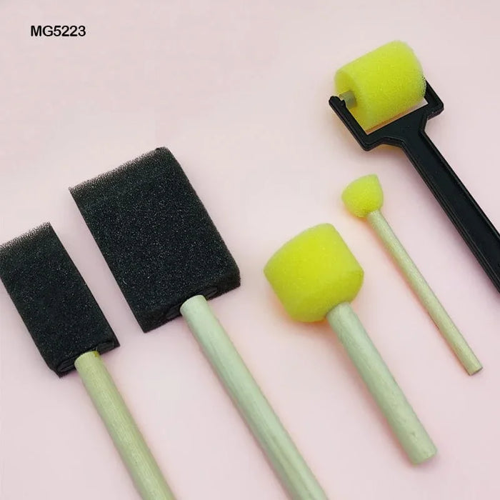 Mixed Sponge Brush And Tool (5pcs) pack of 1