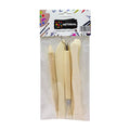 MG Traders Pack Tools 5Pc Wooden Clay Tool (E0220)  (Contain 1 Unit)