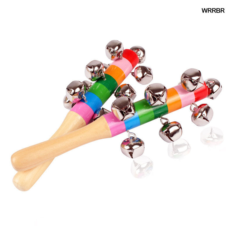 MG Traders Pack Toys & Kits Wt Round Rainbow Bell Rattle (Wrrbr)  (Contain 1 Unit)
