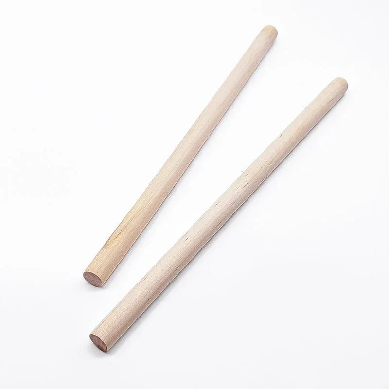 MG Traders Pack Wooden Stick Cd6 Wooden Stick 30Cmx15Mm (2 Stick)  (Contain 1 Unit)