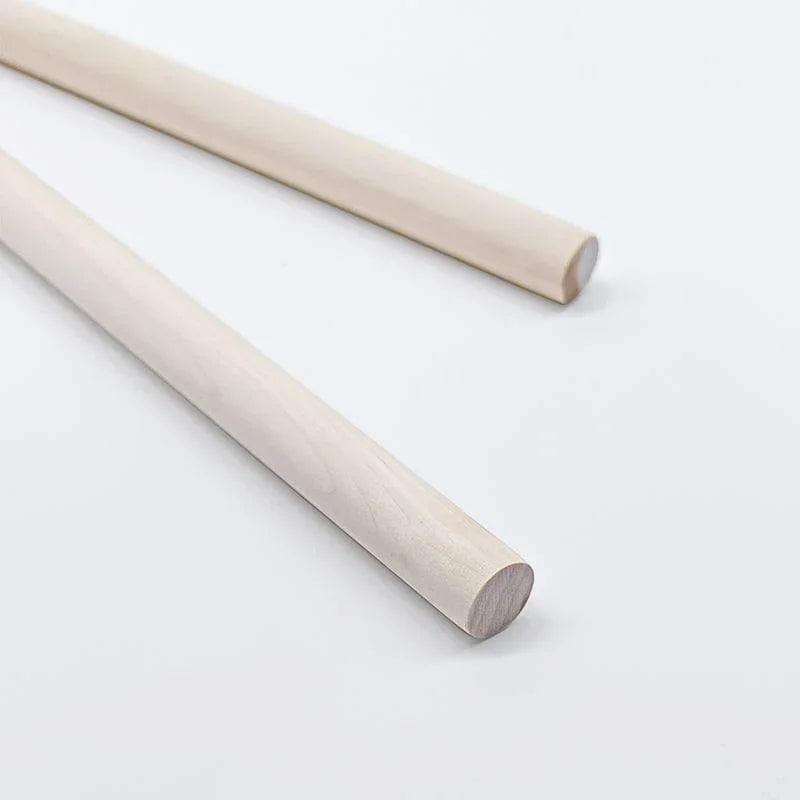 MG Traders Pack Wooden Stick Cd6 Wooden Stick 30Cmx15Mm (2 Stick)  (Contain 1 Unit)