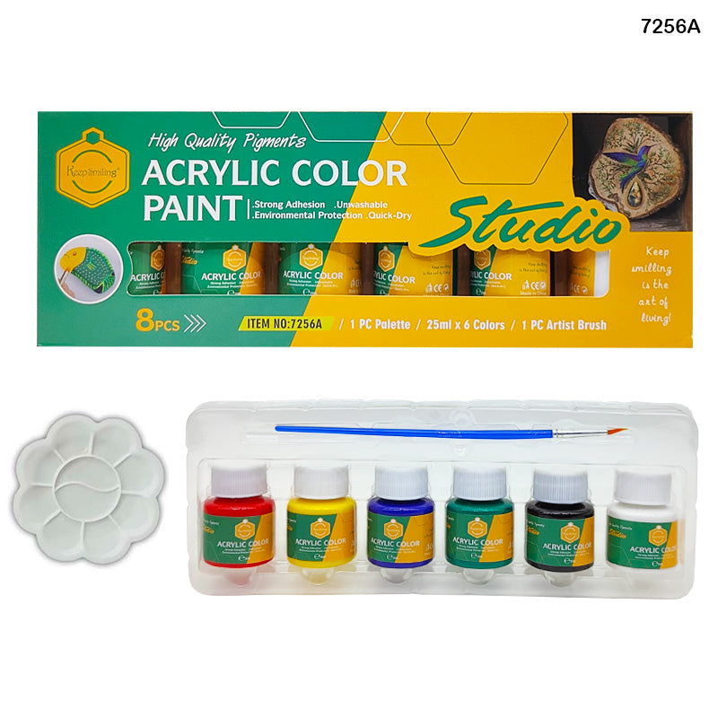 MG Traders Paint & Colours Acrylic Color Paint Set 6Pcs (7256A)