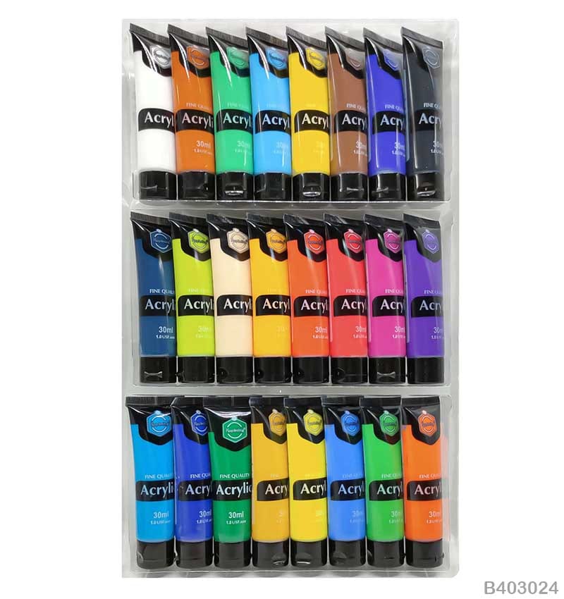 MG Traders Paint & Colours Acrylic Paint Set 24Pc (B403024)