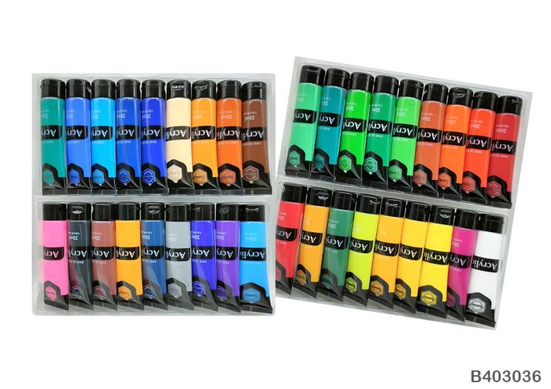 MG Traders Paint & Colours Acrylic Paint Set 36Pc (B403036)