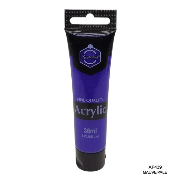 Mauve Pale Acrylic Paint 36ml - Soft Purple Hue