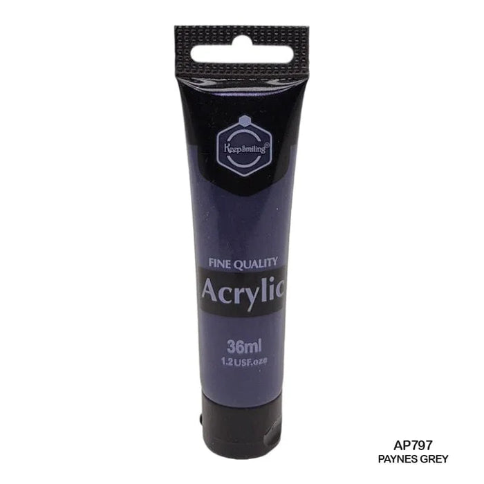 Paynes Grey Acrylic Paint (36ml) - Cool Dark Grey Tone