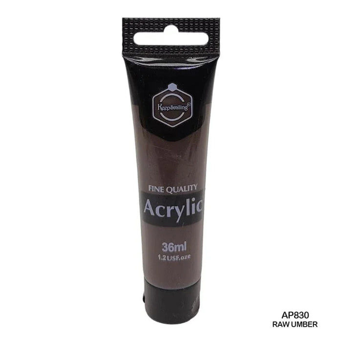 Natural Raw Umber Acrylic Paint - Cool Earth Tone for Artists