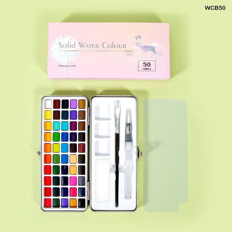 Watercolor Paint Set 50 Colors Professional For Artists Beginners Students