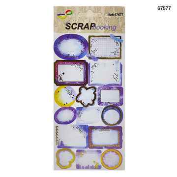 67577 Scrapbooking Journaling Sticker  (Pack of 6)