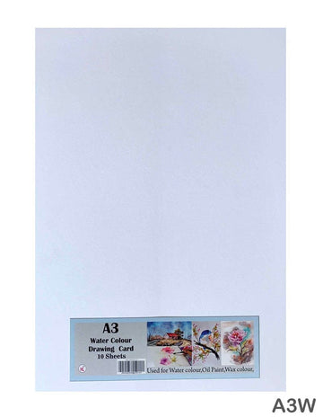 A3 Water Color Drawing Card 10 Sheets A3W