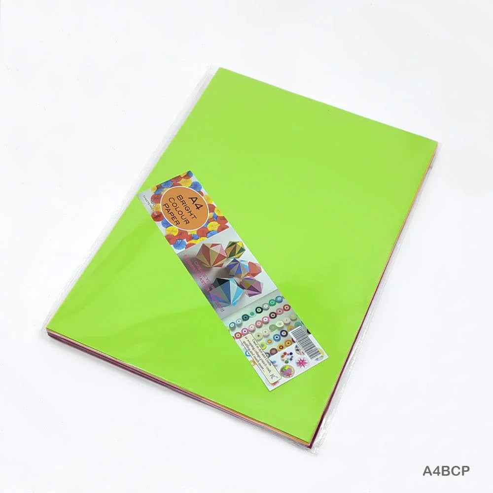 A4 Bright Colour Paper 100 Sheet (A4Bcp) (Full Size A4)