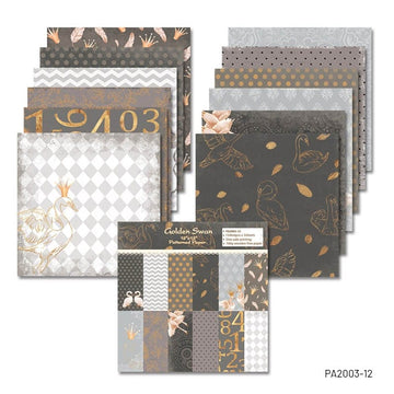 12X12 Paper Pack Golden Swan (Pa200312)