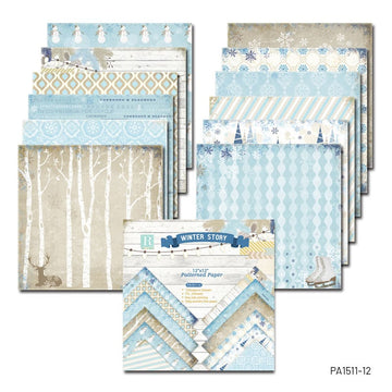 12X12 Paper Pack Winter Story (Pa151112)