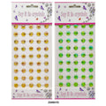 MG Traders Pearl & Diamond Stickers Neon Dot Journaling Sticker Round (Zwbkyd)  (Pack of 4)