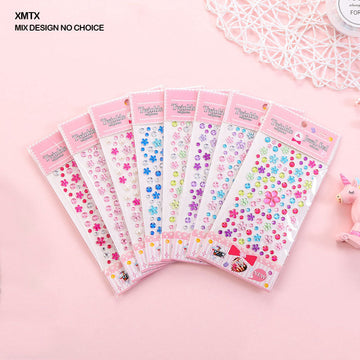 Xmtx Multi Diamond Design Journaling Sticker  (Pack of 6)