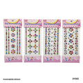 MG Traders Pearl & Diamond Stickers Xy005 Design Diamond Journaling Sticker  (Pack of 6)