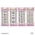 MG Traders Pearl & Diamond Stickers Xy005 Design Diamond Journaling Sticker  (Pack of 6)