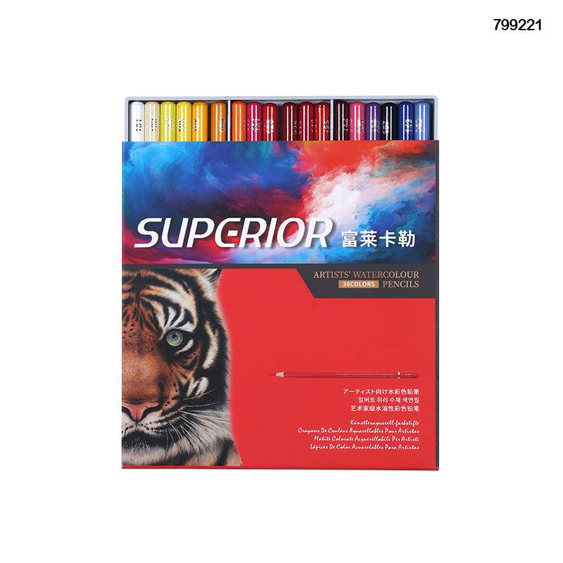 MG Traders Pencil 799221 Superior Artist Water Color Pencil 36 Color