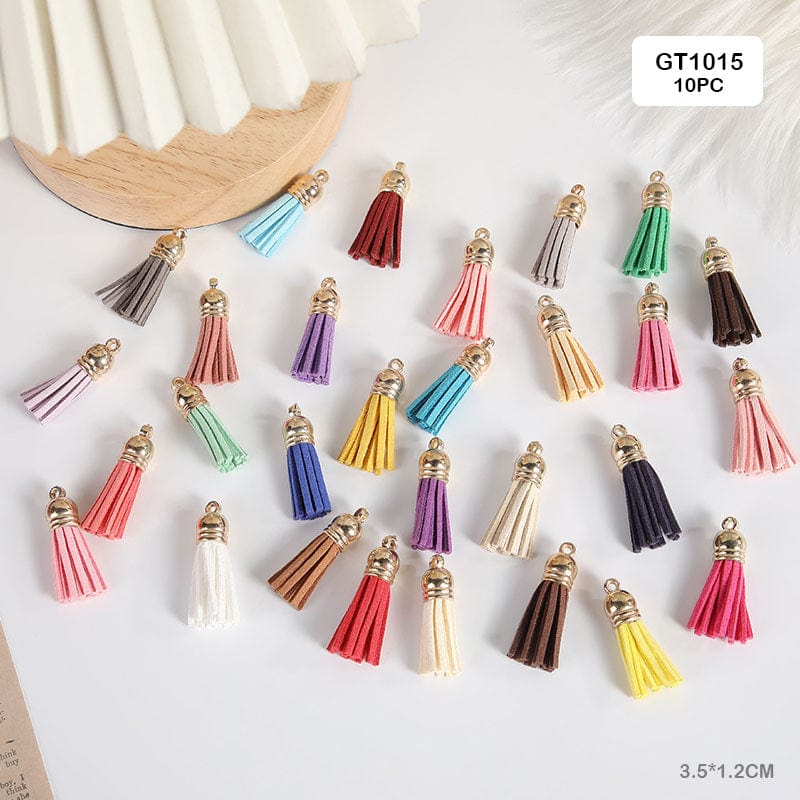 MG Traders Pendant Gt1015 Tassel 10Pc Gold Jewellery Making N Craft