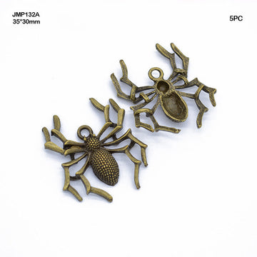 Jmp132A Spider Pendant Copper 35*30Mm 5Pc