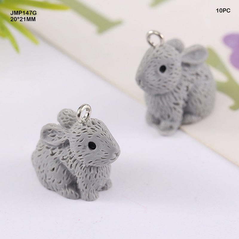 MG Traders Pendant Jmp147G Rabbit Pendants 20*21Mm 10Pc