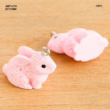 Jmp147H Rabbit Pendants 20*21Mm 10Pc