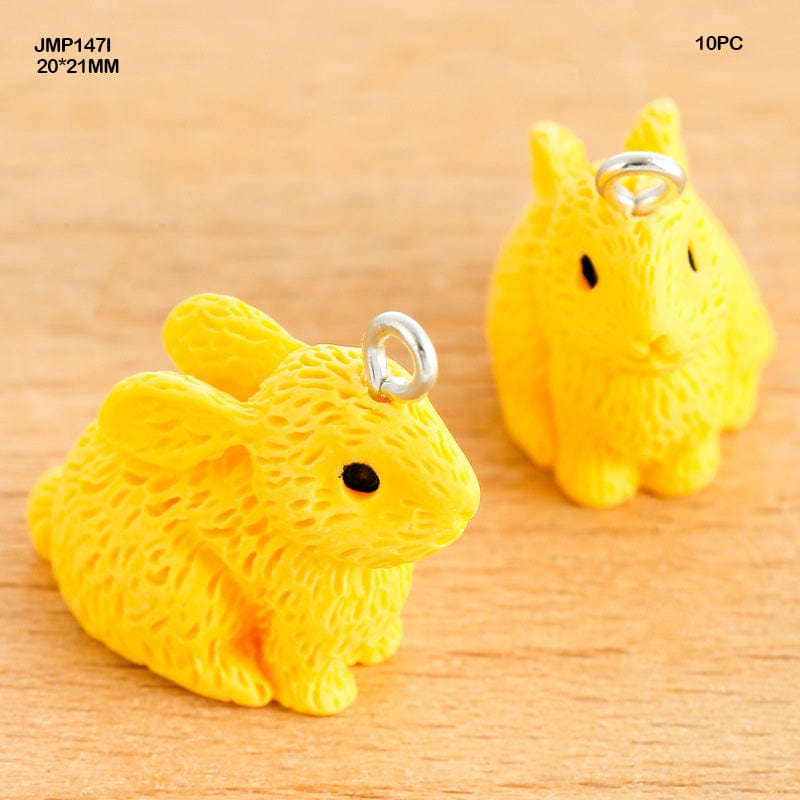 MG Traders Pendant Jmp147I Rabbit Pendants 20*21Mm 10Pc